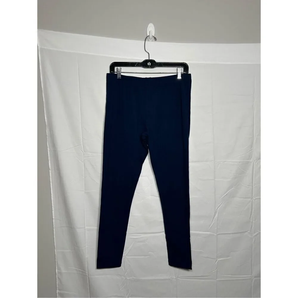 ‼️sale‼️ Lands End Navy Blue leggings size 14-16 Plus C34-17-5